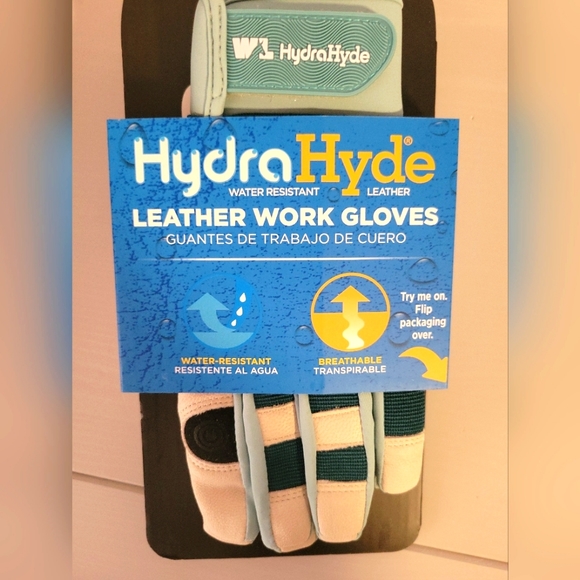 NEW Wells Lamont Leather Work Gloves, Water Resistant, Size Small, 2 Pairs - Picture 3 of 6